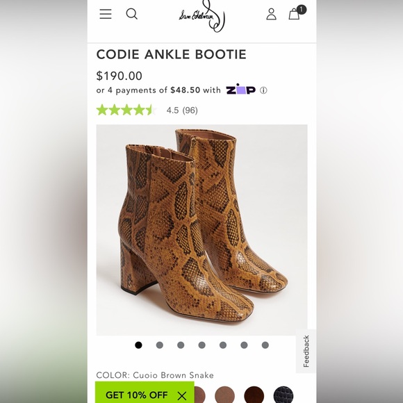 Sam Edelman Codie Ankle Boot - Picture 5 of 5